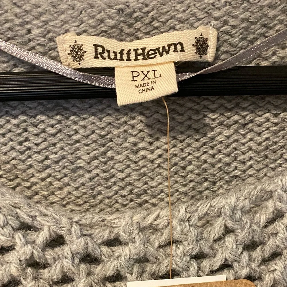 NWT Gray Knit Sweater by Ruff Hewn